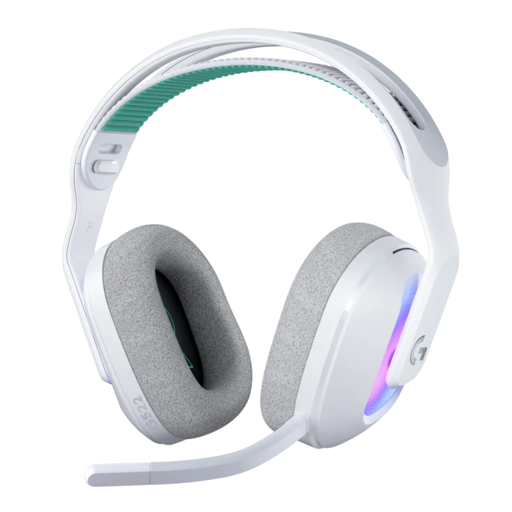 Logitech G522 Lightspeed RGB DTS:X Spatial Beyaz Kablosuz Gaming Kulaklık Görsel 2