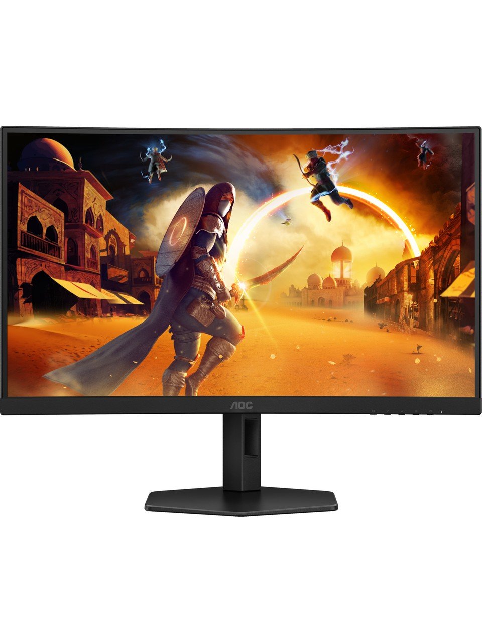 AOC 0,3ms 280HZ HDMI Fast VA FHD Curved Monitör Görsel 2