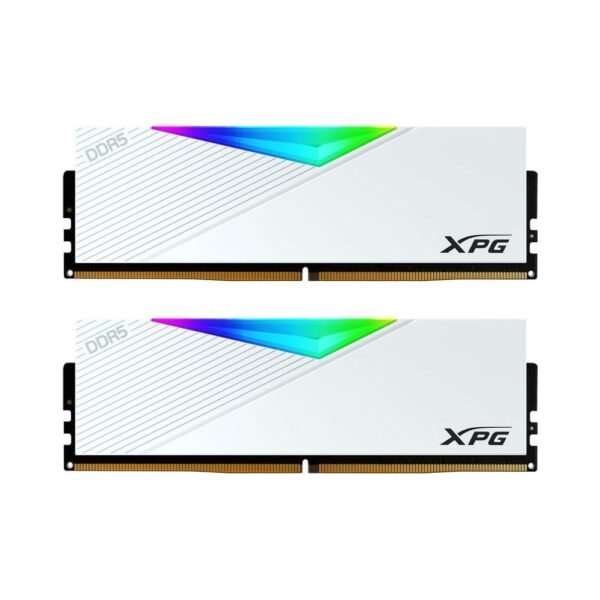 XPG Lancer Beyaz RGB DDR5 6400Mhz CL32 64GB (2x32GB) Dual Kit Ram