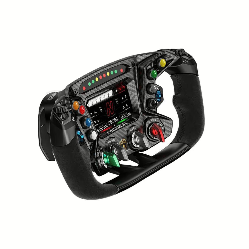 MOZA Lamborghini Essenza SCV12 Sim Racing Steering Wheel Görsel 3
