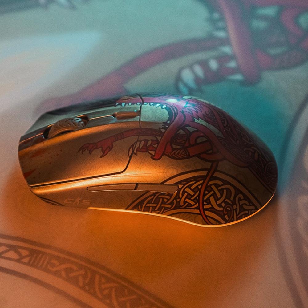 STEELSERIES CS2 DRAGON LORE COUNTER STRIKE 18000 DPI WIRELESS GAMING MOUSE Görsel 4