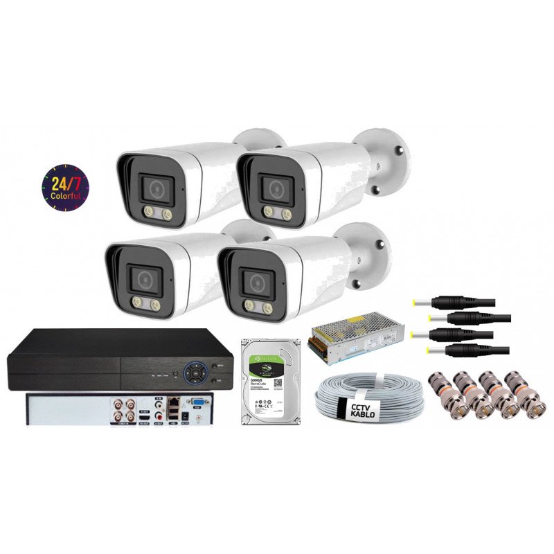 4k Güvenlik Kamera Sistemi Full Set