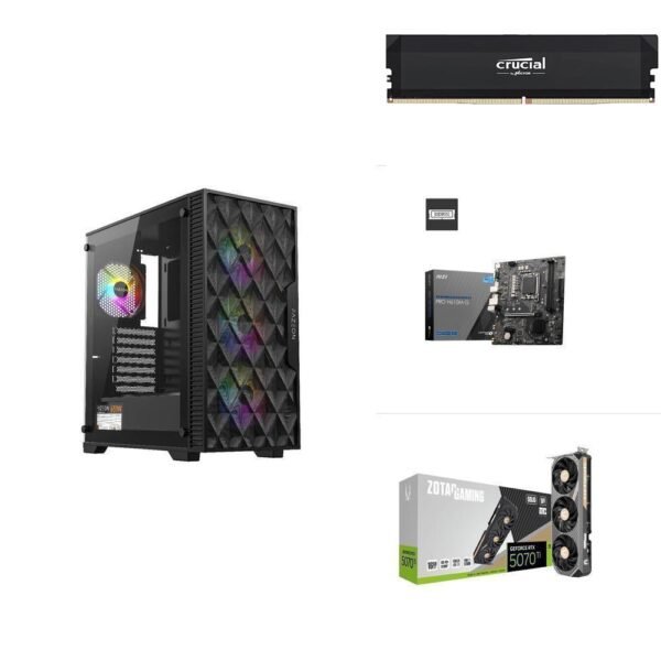 INTEL I5 14600K RTX 5060 H610M 480GB SSD 16GB RAM