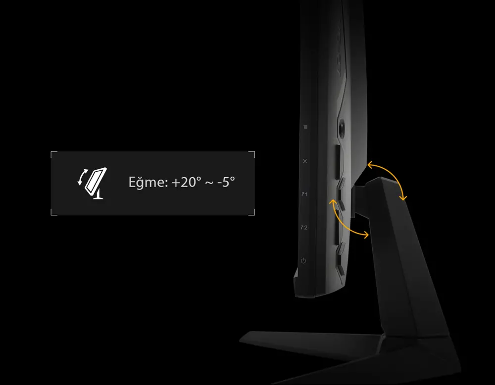 TUF GAMING VG27AQM1A 27 HDR400 2K IPS FREESYNC VE G SYNC UYUMLU 2560x1440 1MS 260HZ DP HDMI USB Görsel 3