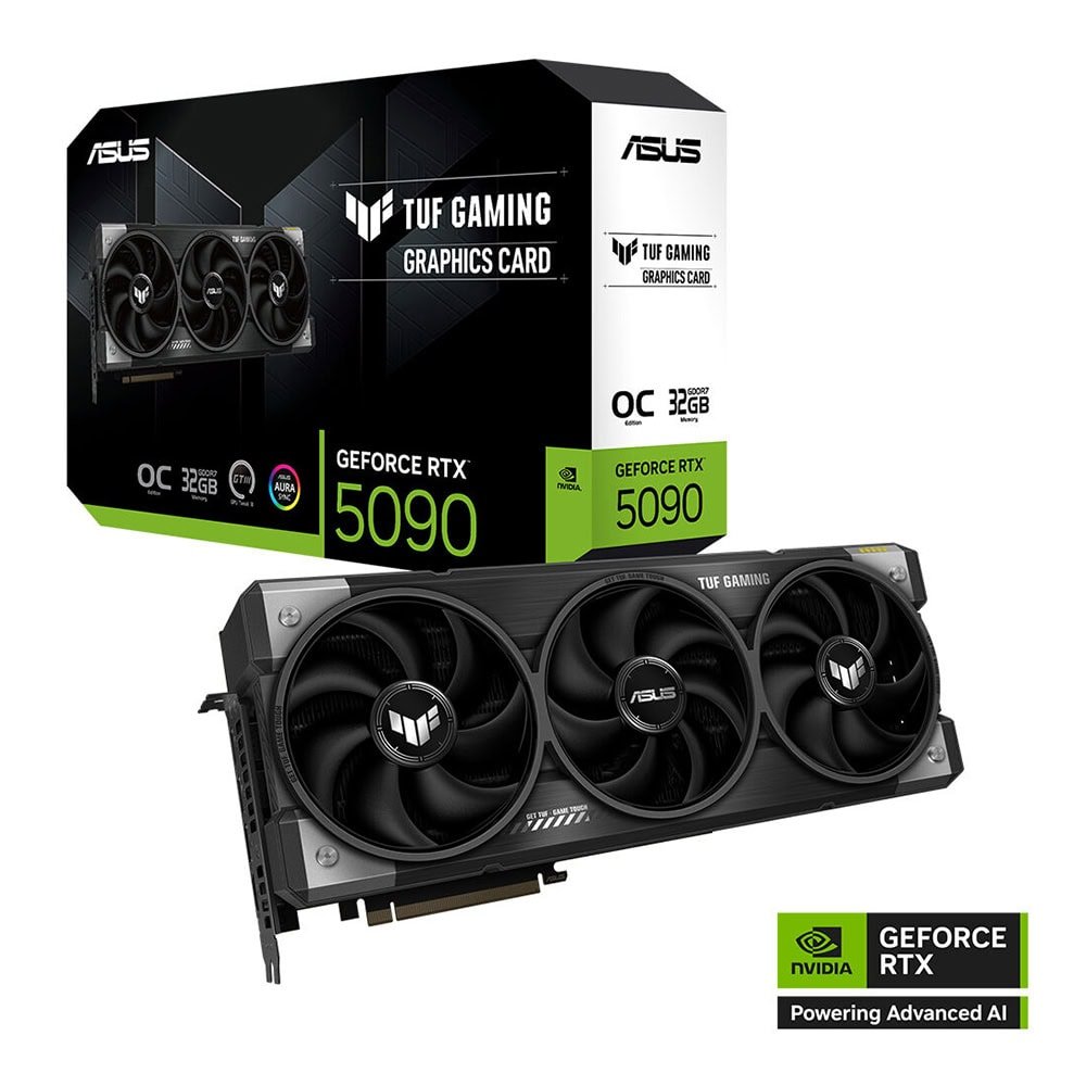 ASUS TUF Gaming Ge Force RTX 5090 OC 32GB GDDR7 512 Bit DLSS 4 Ekran Kartı