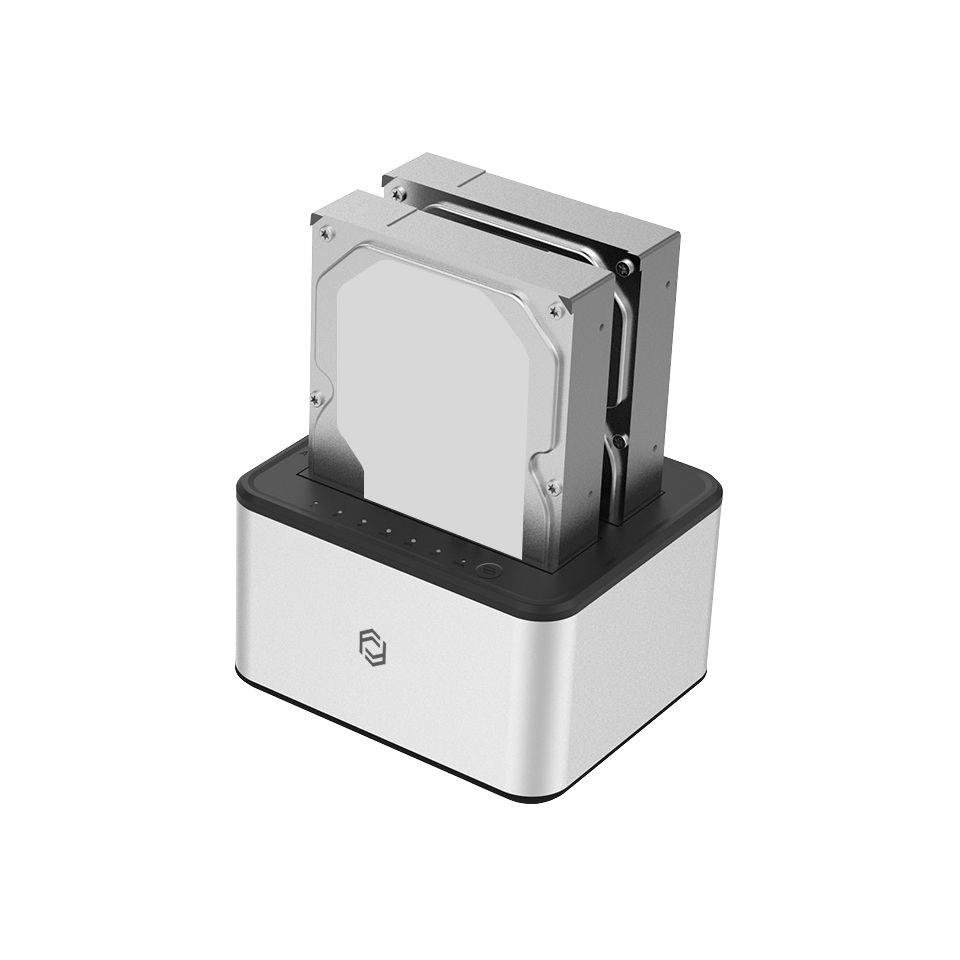 FRISBY FHC 3575A Çift 3 5"/2 5" SATA HDD DOCKING STATION USB Görsel 4