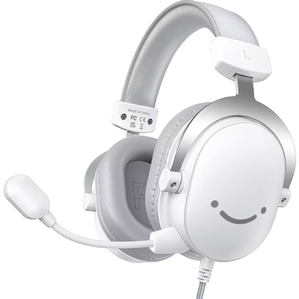 Fifine Ampligame H9 Mikrofonlu 7 1 Beyaz RGB Gaming Kulaklık