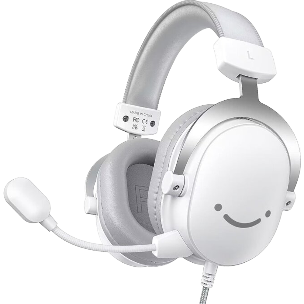 Fifine Ampligame H9 Mikrofonlu 7 1 Beyaz RGB Gaming Kulaklık