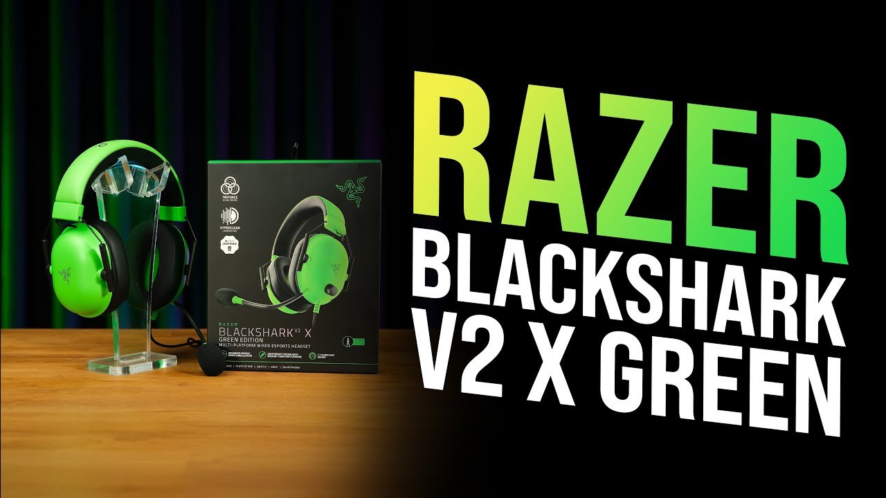 Razer Black Shark V2 X Green Gaming Kulaklık Görsel 3